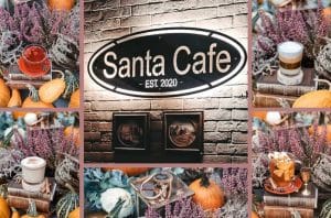 Kawiarnia Santa Cafe - ukryte miejsce w dziedzińcu „Trzy Gracje” w Sopocie