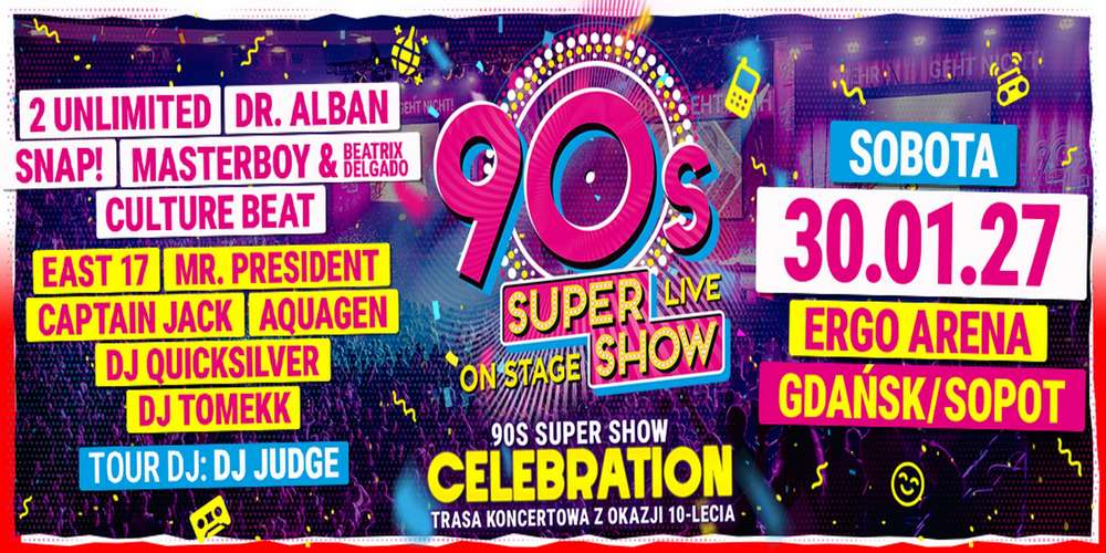 90s Super Show Ergo Arena 2027